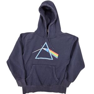 Vintage Y2K Pink Floyd Hoodie Dark Side Of The Moon Blue Adult Large Rockware